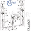 Ideal Standard Reprise 514 3H Bath Filler Tap Spare Parts